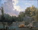 Puistomaisema - Hubert Robert — näkymä teoksesta