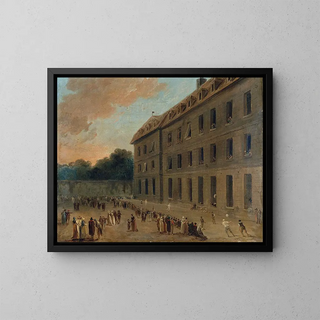 Hubert Robert - Rcration Des Prisonniers  SaintLazare La Partie De Ballon.webp