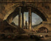 Vue fantaisiste romaine - Hubert Robert — näkymä teoksesta