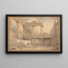 Rooman raunioista, Villa Pamphili - Hubert Robert — kehystetty taideteos seinällä