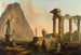 Roomalaiset rauniot - Hubert Robert — näkymä teoksesta