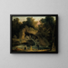 Les bains d'Apollon à Versailles - Hubert Robert — kehystetty taideteos seinällä