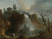 Les Cascades de Tivoli - Hubert Robert — näkymä teoksesta