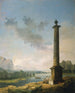 La colonne - Hubert Robert — näkymä teoksesta