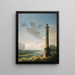 La colonne - Hubert Robert — kehystetty taideteos seinällä