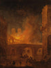 L'incendie de l'Hôtel-Dieu à Paris - Hubert Robert — näkymä teoksesta