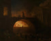 Rooman tulipalo - Hubert Robert — näkymä teoksesta