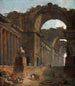 Les Fontaines - Hubert Robert — näkymä teoksesta