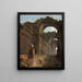 Les Fontaines - Hubert Robert — kehystetty taideteos seinällä