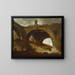 Le Vieux Pont - Hubert Robert — kehystetty taideteos seinällä