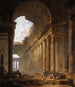 Vanha temppeli - Hubert Robert — näkymä teoksesta