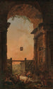 Karjan paluu - Hubert Robert — näkymä teoksesta