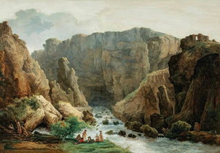 Hubert Robert - The Springs At Fontaine De Vaucluse.webp
