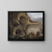 Laveuses dans les ruines du Colisée - Hubert Robert — kehystetty taideteos seinällä