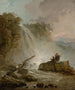 Cascade avec dessinateur - Hubert Robert — näkymä teoksesta
