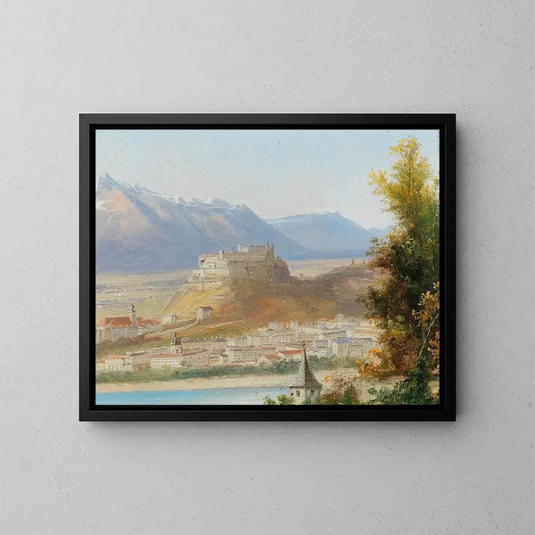 Forteresse de Hohensalzburg - Hubert Sattler — kehystetty taideteos seinällä