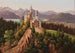 Neuschwanstein-maalaus - Hubert Sattler — näkymä teoksesta