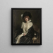 Portrait d'une dame - Hugh de Twenbrokes Glazebrook — kehystetty taideteos seinällä