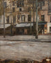 Une rue de Paris Étude de Montmartre - Hugo Birger — näkymä teoksesta