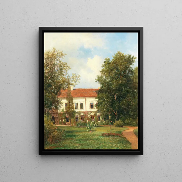 Hugo Charlemont - View of a Castle in Bohemia.webp