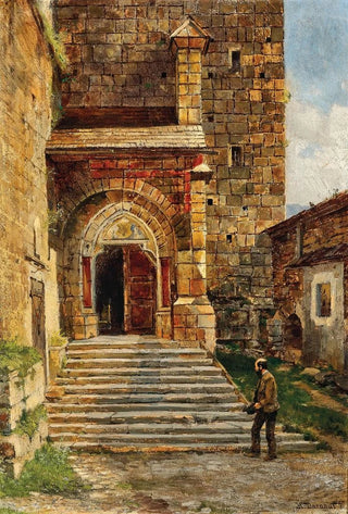 Hugo Darnaut - Aufgang zur Kirche in Eisenerz.webp