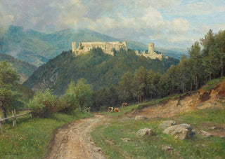 Hugo Darnaut - Die Ruine Starhemberg im Piestingtal.webp