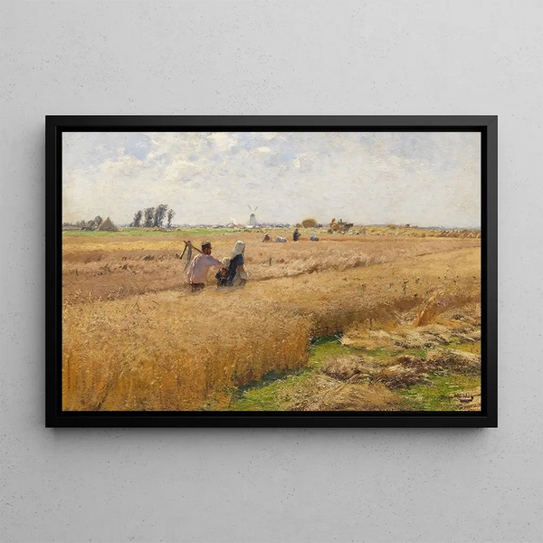 Hugo Mhlig - Erntefeld am Niederrhein.webp