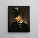 Une dame parisienne - Hugo Salmson — kehystetty taideteos seinällä
