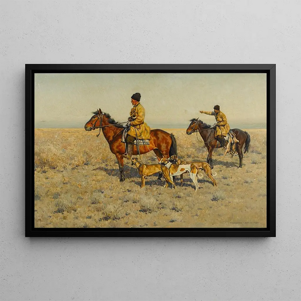 Hugo Ungewitter - Hunting on the steppes.webp