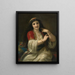 Une beauté turque - Hugues Merle — kehystetty taideteos seinällä