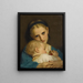 Affection - Hugues Merle — kehystetty taideteos seinällä