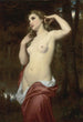 Kylpijä - Hugues Merle — näkymä teoksesta