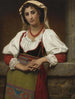 La fille napolitaine - Hugues Merle — näkymä teoksesta