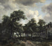 Hütte parmi les arbres - Meindert Hobbema — näkymä teoksesta