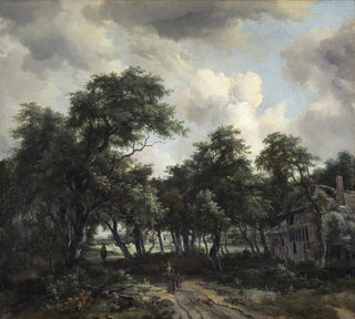 Hutte parmi les arbres - Meindert Hobbema