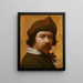 Autoportrait - Huygh Pietersz Voskuyl — kehystetty taideteos seinällä
