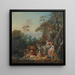 Idylle rurale - François Boucher — kehystetty taideteos seinällä