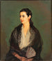 Une Madrilène - Ignacio Zuloaga — näkymä teoksesta