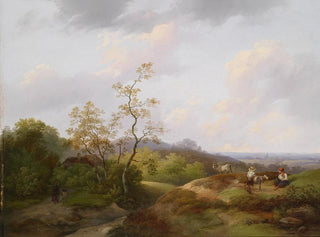 Vaste paysage avec des bergers - Ignaz Raffalt — näkymä teoksesta
