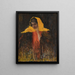 Portrait d'une dame au châle jaune - Ilya Abramovich Grinman — kehystetty taideteos seinällä
