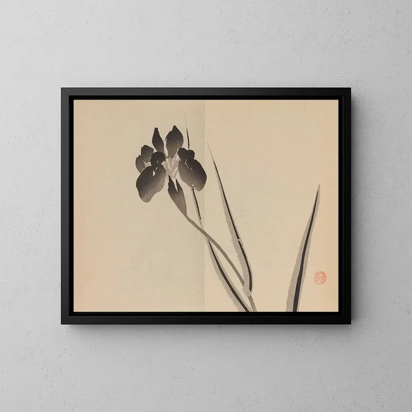 Aucune œuvre intitulée "Keinen shugajo Pl21" n'est reconnue dans l'histoire de l'art. - Imao Keinen — kehystetty taideteos seinällä