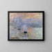 Maalauksen jäljennös Impression Soleil Levant - Claude Monet