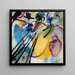 Improvisation 26 aviron - Wassily Kandinsky — kehystetty taideteos seinällä