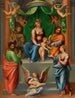 La Vierge à l'Enfant en trône avec saint Paul, saint François d'Assise, saint Joseph et Marie-Madeleine - Innocenzo da Imola — näkymä teoksesta