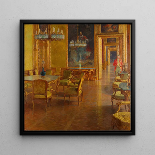 Intérieur au palais d'hiver du prince Eugène de Savoie dans la Himmelpfortgasse - Carl Moll