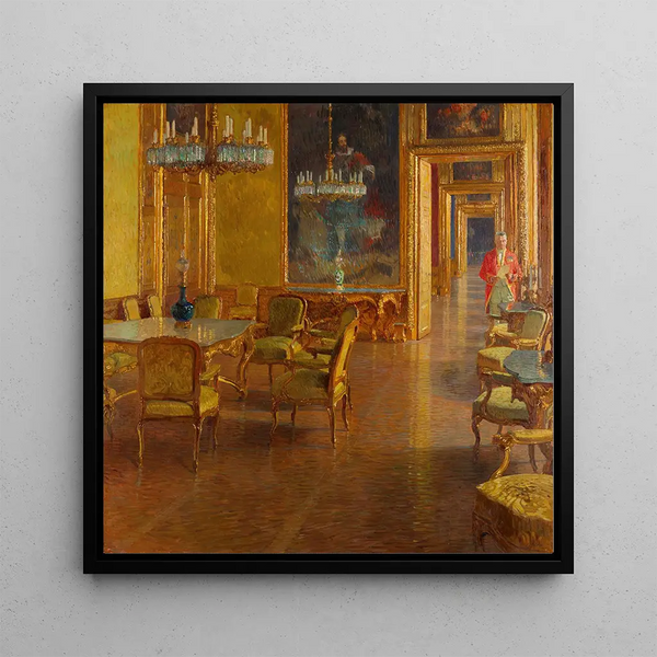 Intérieur au palais d'hiver du prince Eugène de Savoie dans la Himmelpfortgasse - Carl Moll