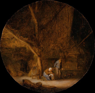 Intérieur avec une famille de paysans - Adriaen van Ostade