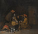 Sisämaalaus vartiohuoneesta, jossa on neljä hahmoa juomassa ja pelaamassa korttia - Gerard ter Borch — näkymä teoksesta