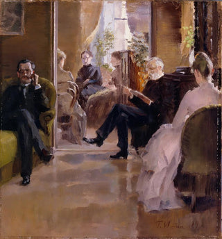 Intérieur de la maison de Rudolfina Wasastjerna à Helsinki, Pohjoisranta 6 - Torsten Wasastjerna