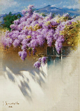 Iosif Evstafevich Krachkovsky - Wisteria In Bloom.webp